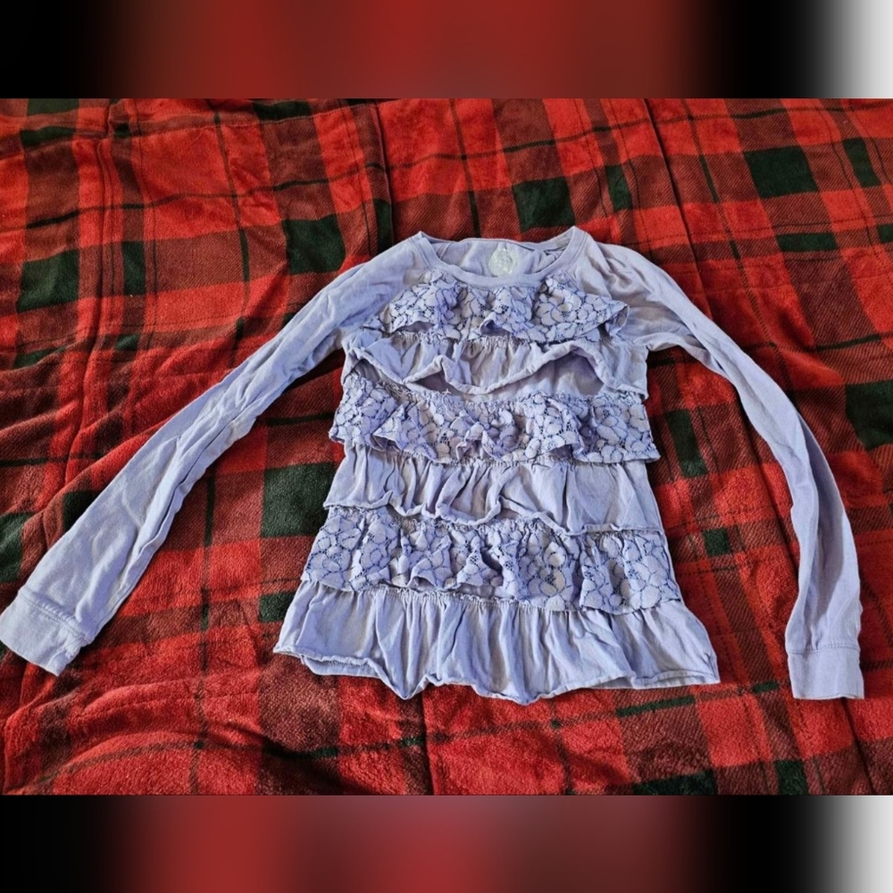 #804- girls so long sleeve shirt x small 7/8